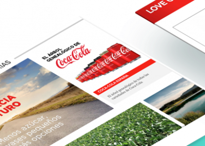 Más de 20 años diseñando y desplegando la experiencia de usuario de todos los puntos de contacto digitales de Coca-Cola